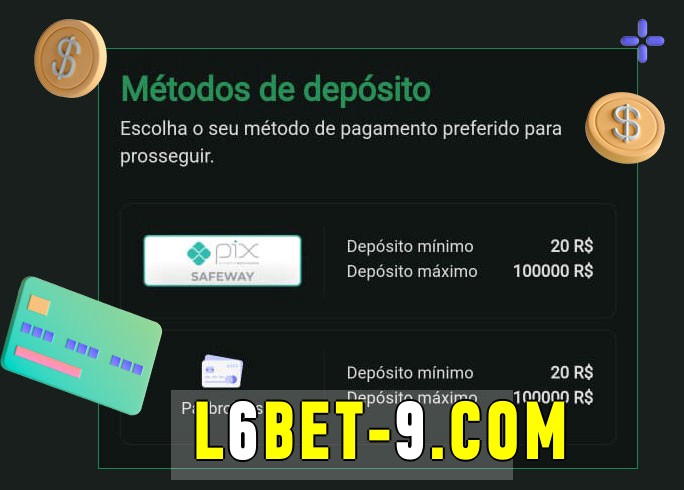 O cassino l6bet bet oferece uma grande variedade de métodos de pagamento