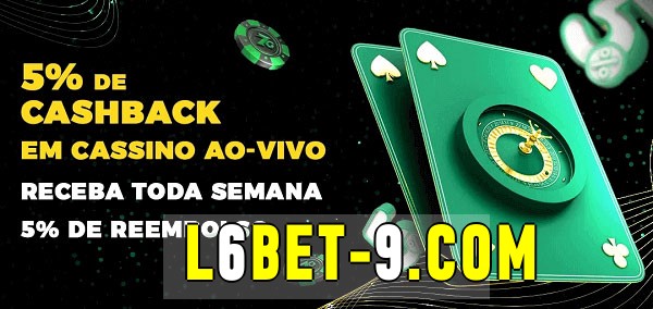 Promoções do cassino ao Vivo l6bet 